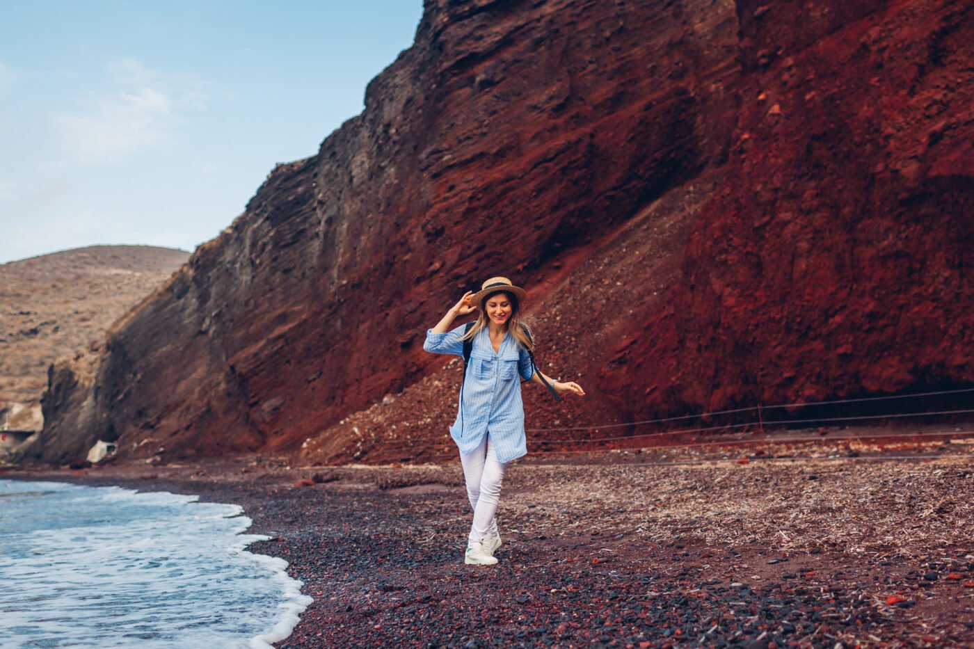 Black Beach or Red Beach