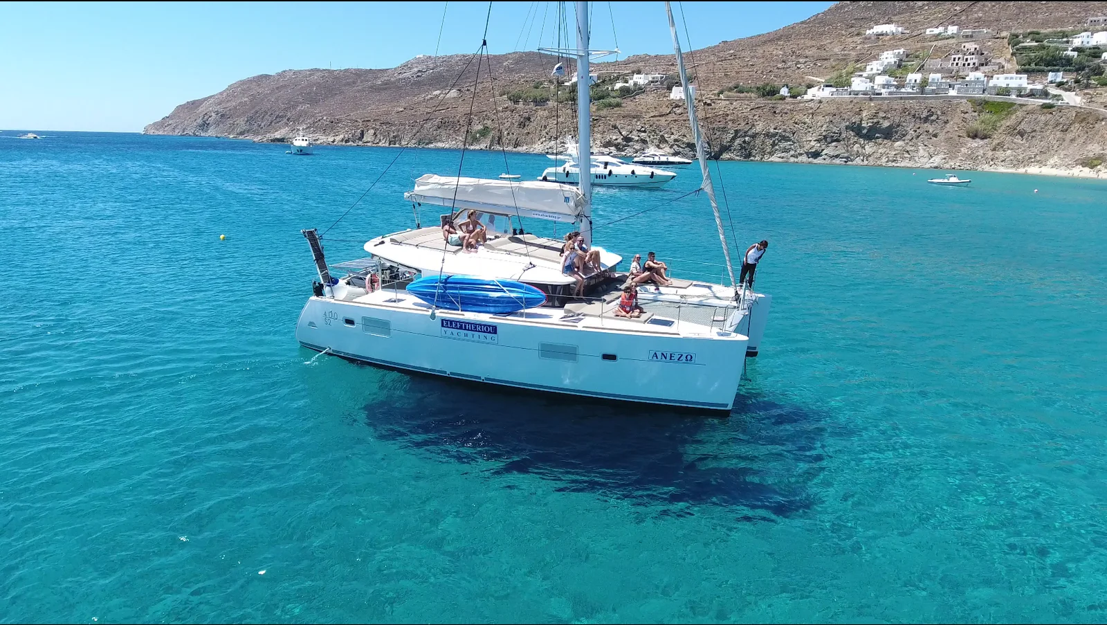 Daily cruises around Mykonos, Delos and Rhenia island