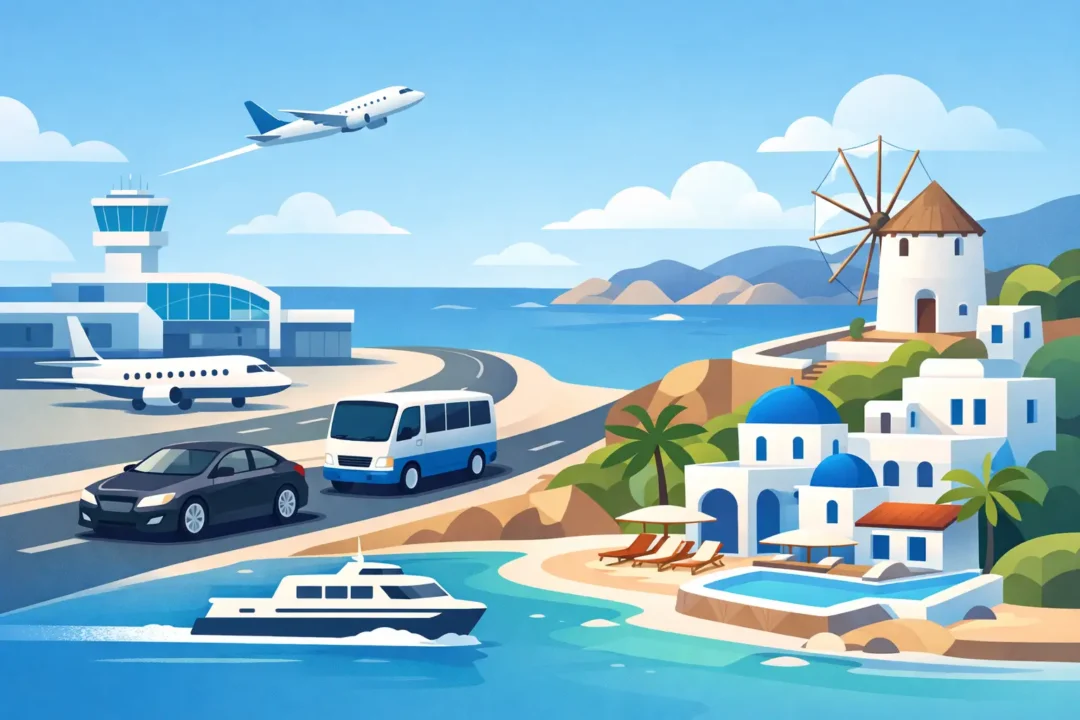 Best Way From Mykonos Airport to Your Hotel