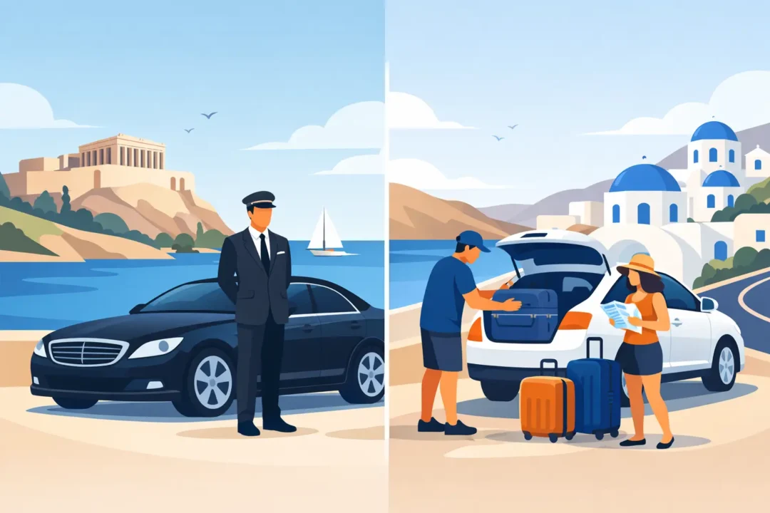 Chauffeur Service vs Rental Car in Greece