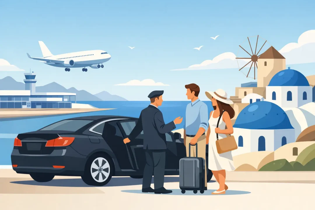 Santorini Airport Private Transfer Guide