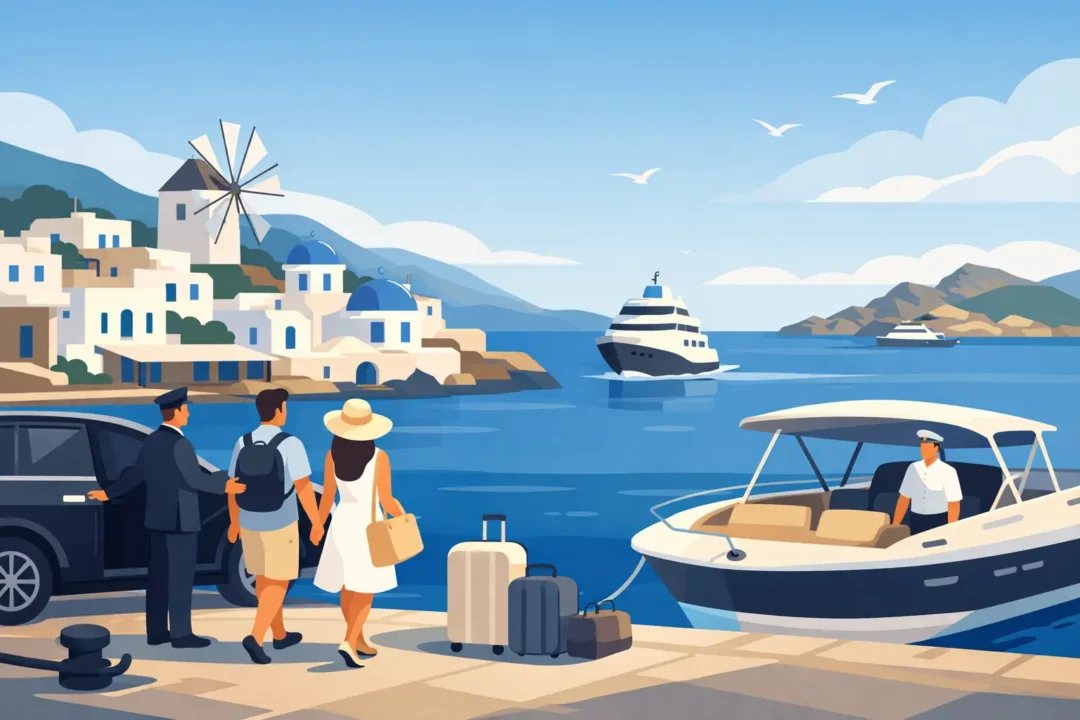 Greek Island Port Arrival Guide for Private Transfers