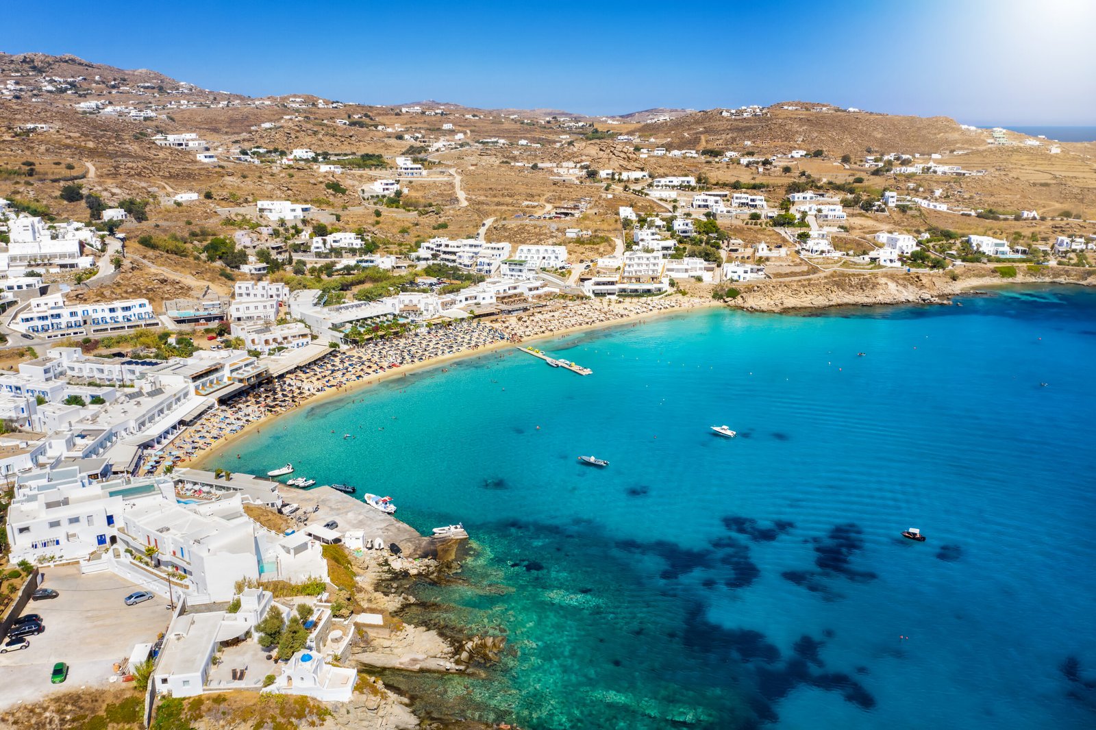 Mykonos airport to platis gialos