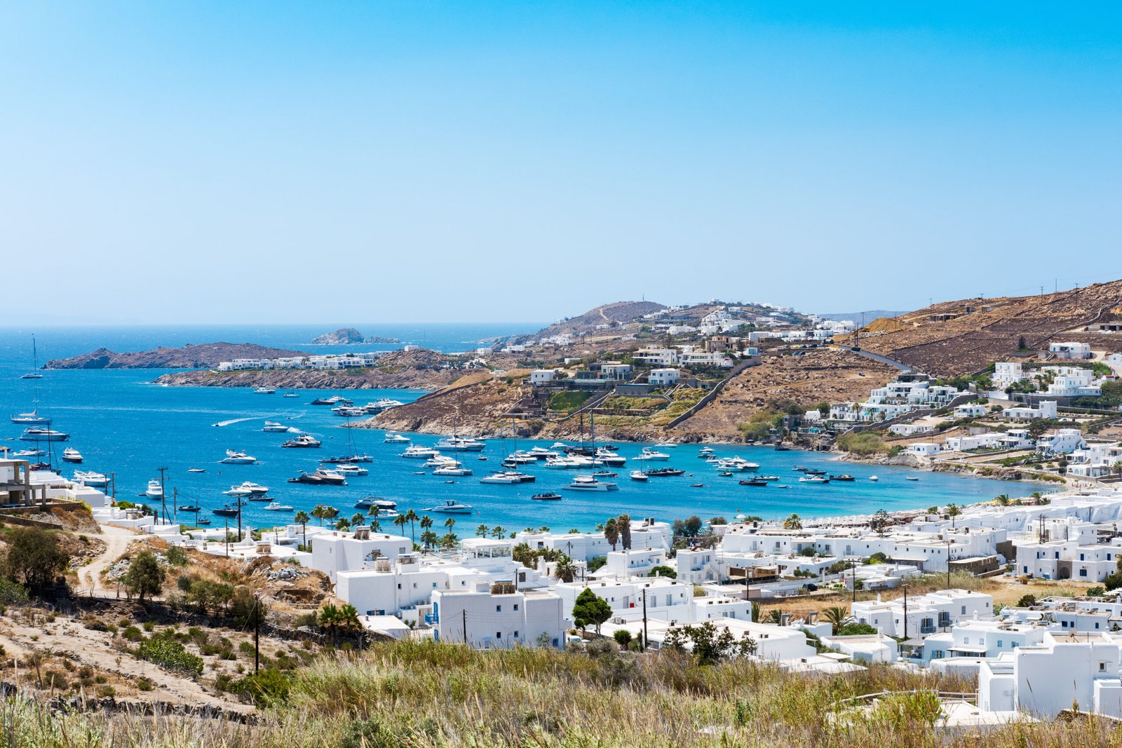 Mykonos airport to Ornos