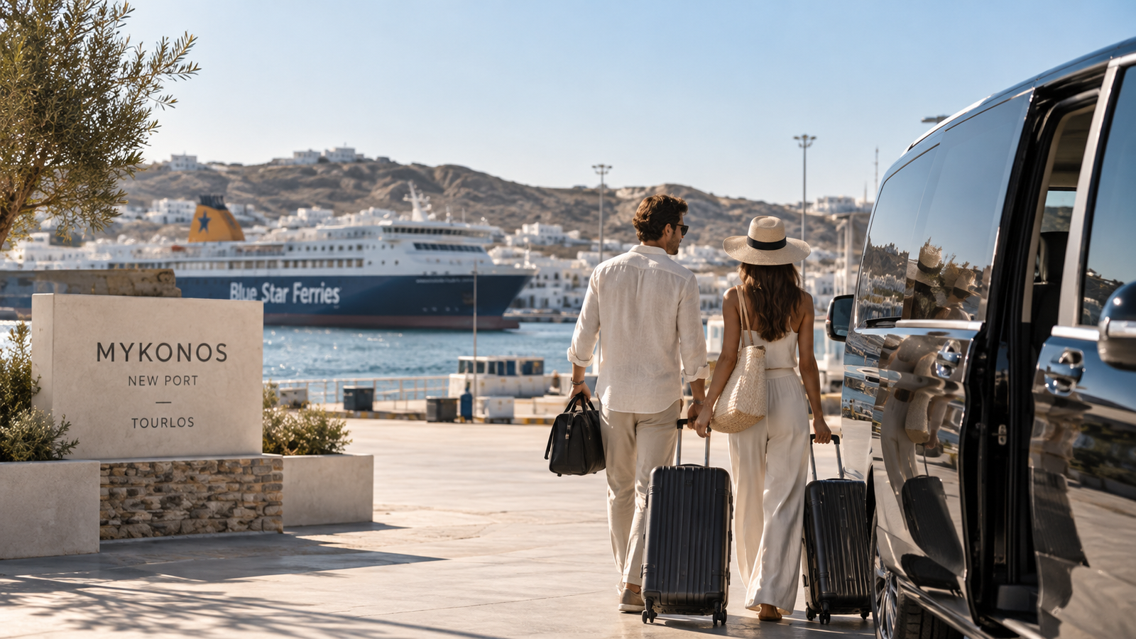 Private Mykonos Port Transfer